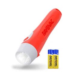 Rayovac Brite Essentials Comfort Grip 2AA Flashlight