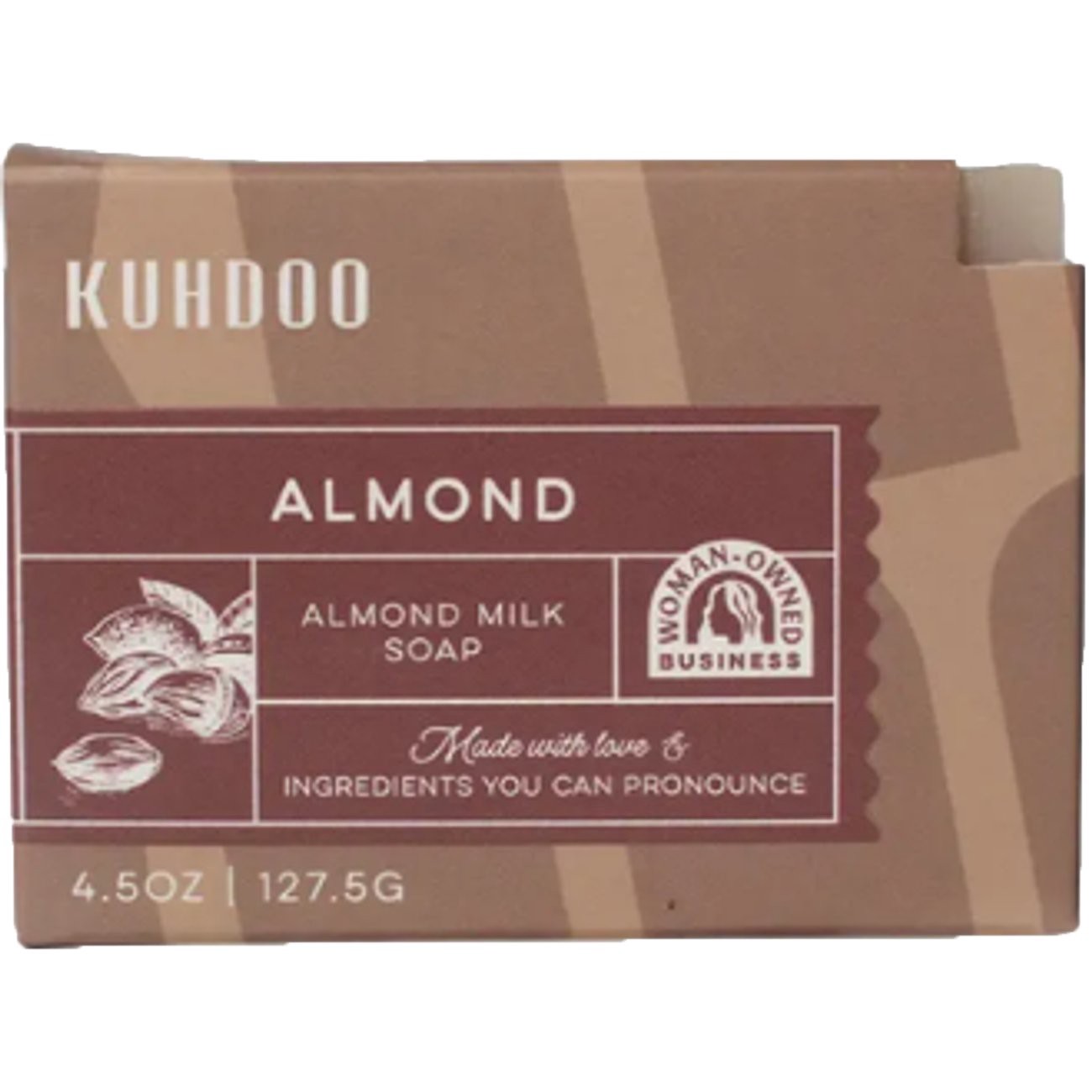 slide 1 of 1, Kuhdoo Handcrafted Natural Almond & Honey Soap 4.5 oz, 4.5 oz
