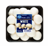 slide 1 of 1, Kroger Whole White Mushrooms, 24 oz