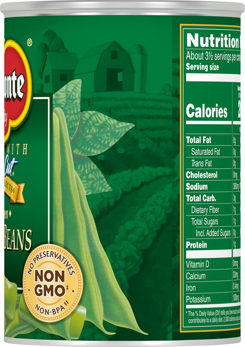 slide 6 of 7, Del Monte Fresh Cut Harvest Select Cut Green Italian Beans 14.5 oz Can, 14.5 oz