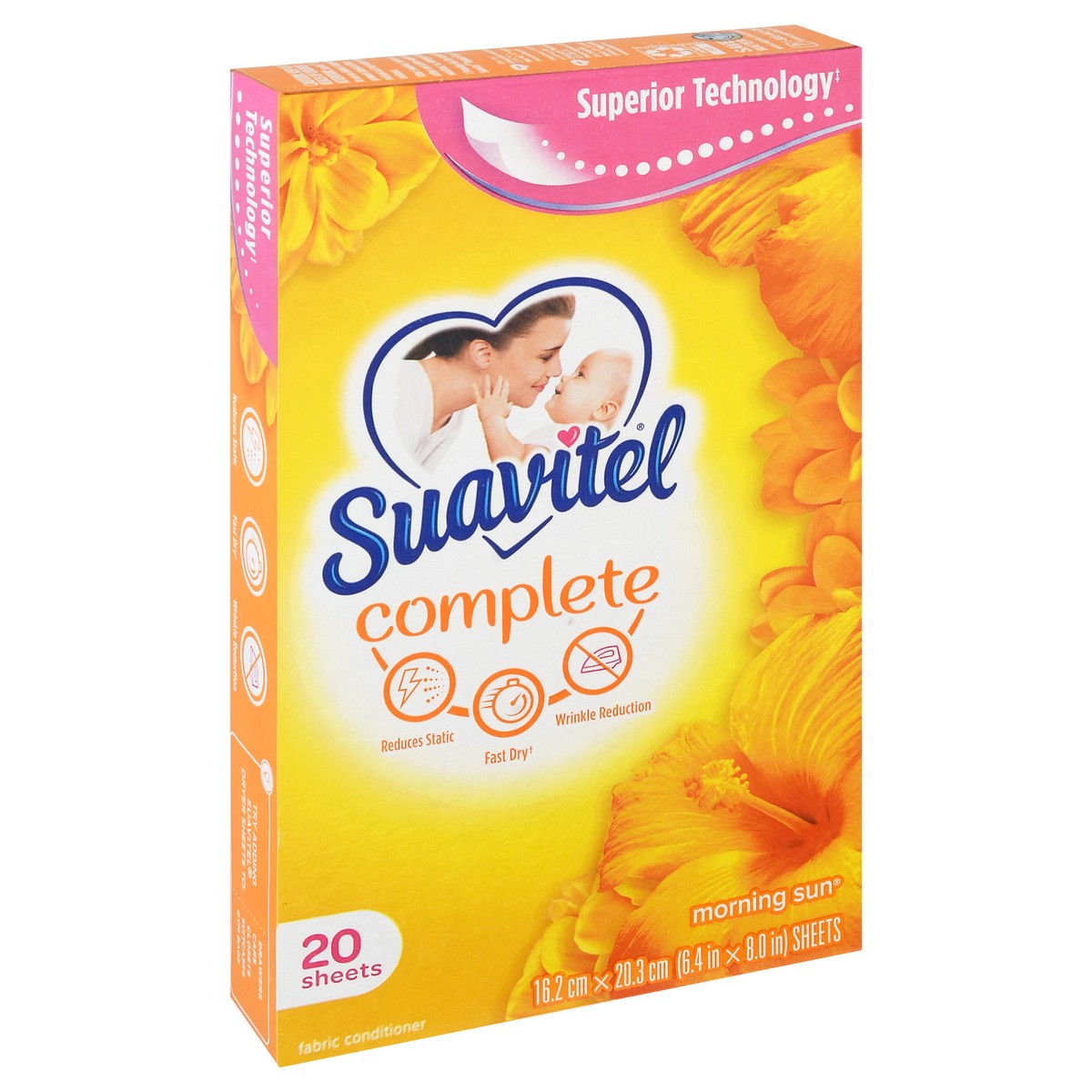 slide 2 of 11, Suavitel Fabric Conditioner Dryer Sheets Morning Sun, 20 ct