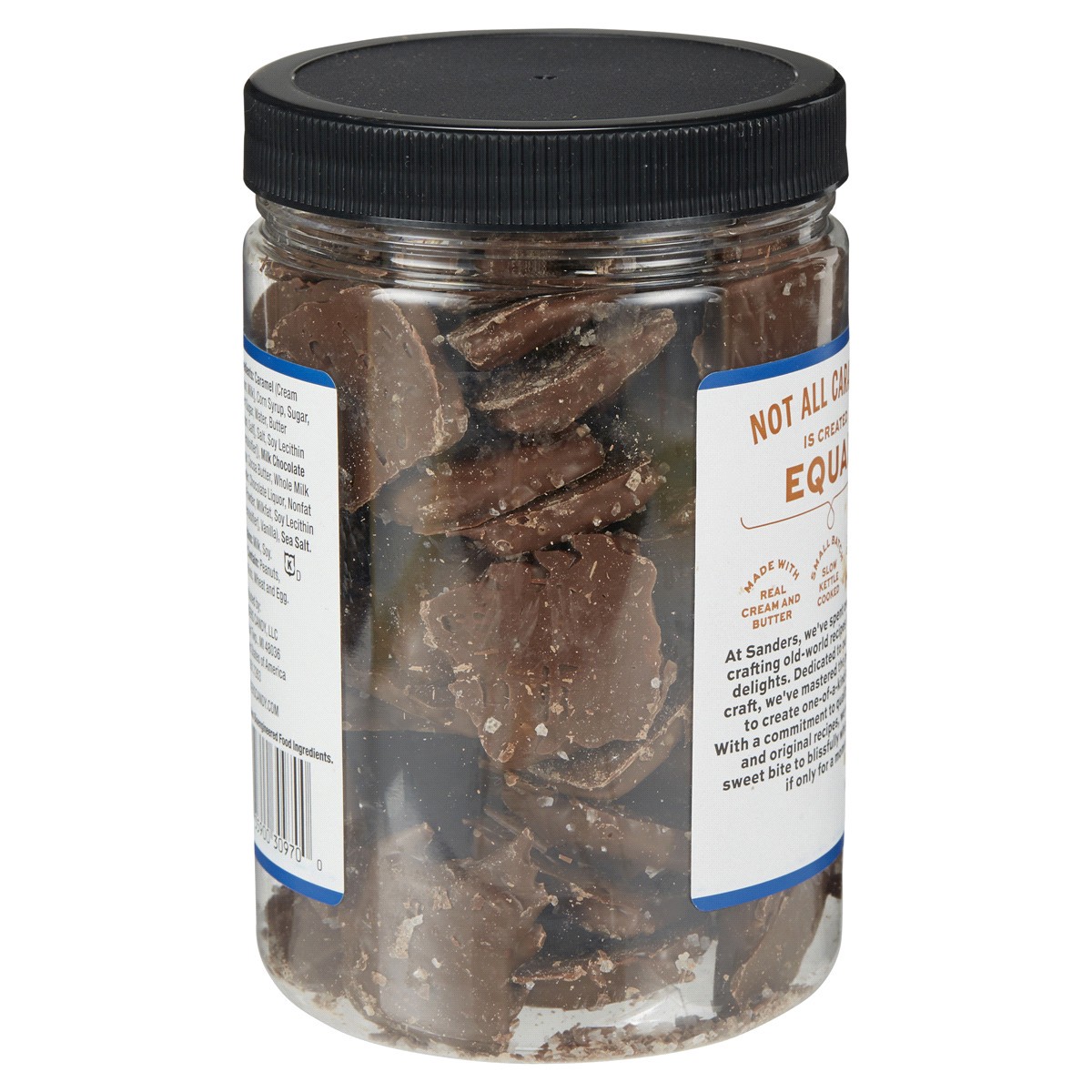 slide 2 of 8, Sanders Thins Milk Chocolate Sea Salt Caramels 18 oz, 18 oz