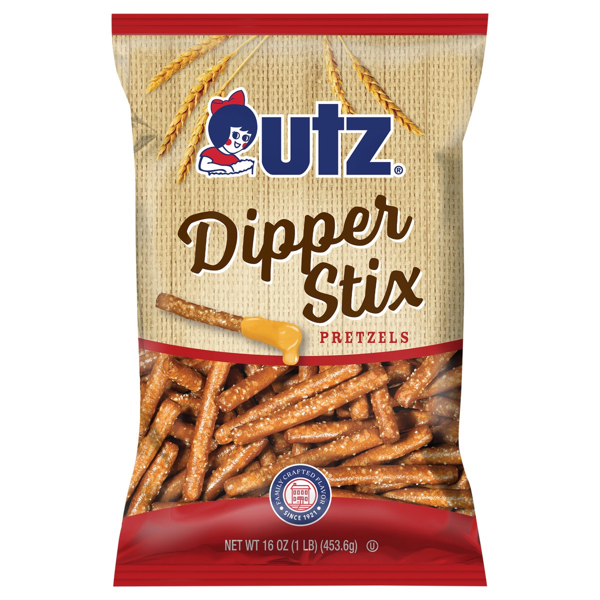 slide 1 of 11, Utz 16 oz Utz Dipper Stix Pretzels, 16 oz