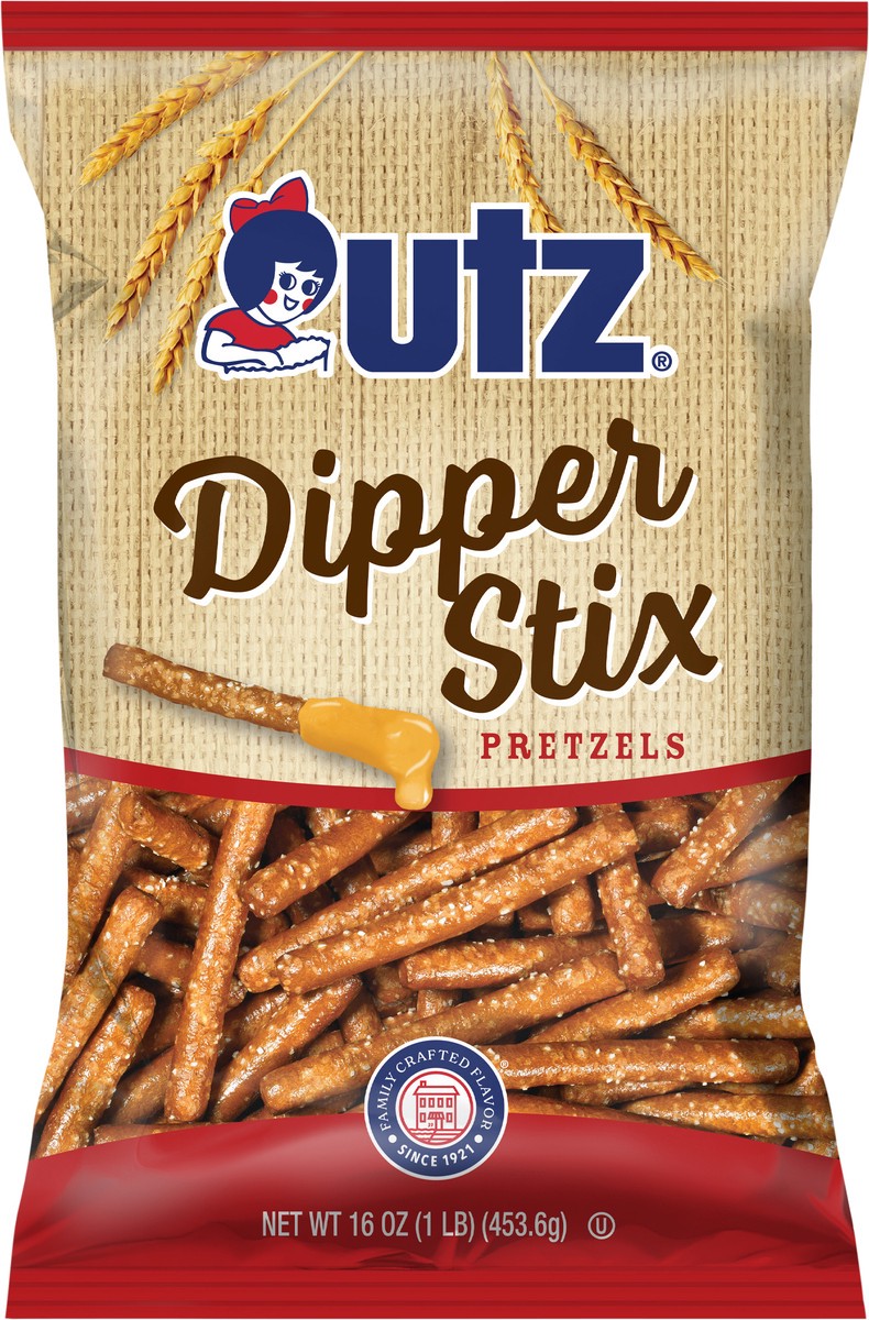 slide 10 of 11, Utz 16 oz Utz Dipper Stix Pretzels, 16 oz