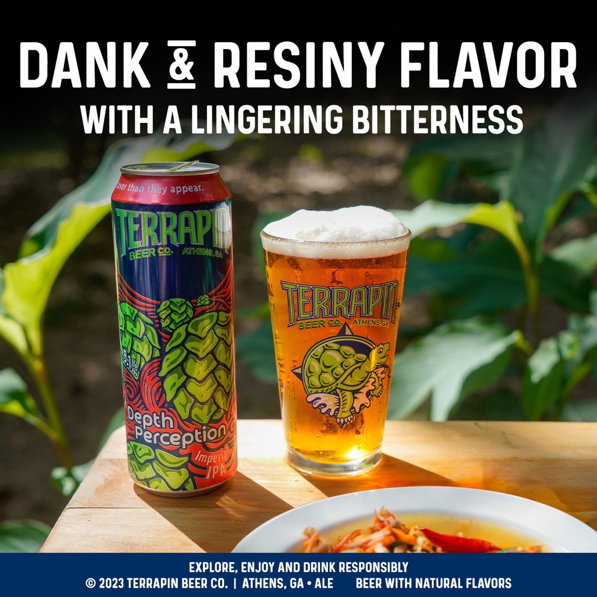 slide 5 of 6, Depth Perception Craft Beer, 19 fl oz Aluminum Can, 9.1% ABV, 19.2 fl oz