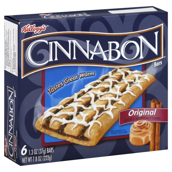 slide 1 of 6, Cinnabon Bars, Original, 6 ct