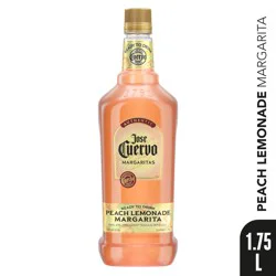 Jose Cuervo Authentic Margarita Peach Lemonade Ready to Drink Cocktail 1.75 L