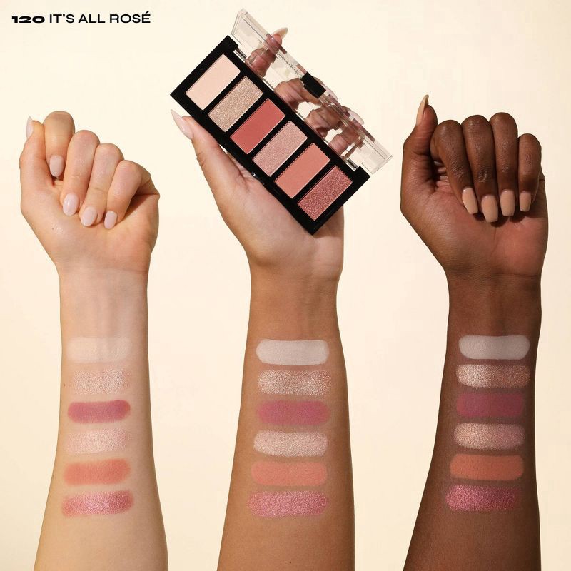 slide 4 of 7, Milani Gilded Mini Eyeshadow Palette - It's All Rose - 0.17oz, 0.17 oz