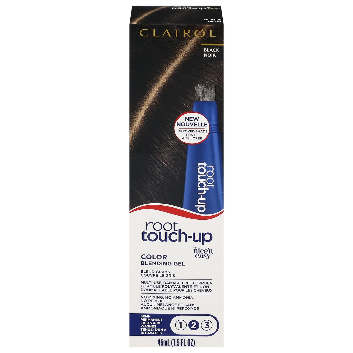 slide 1 of 9, Clairol Root Touch-Up Color Blending Gel 1.5 fl oz, 1.5 fl oz