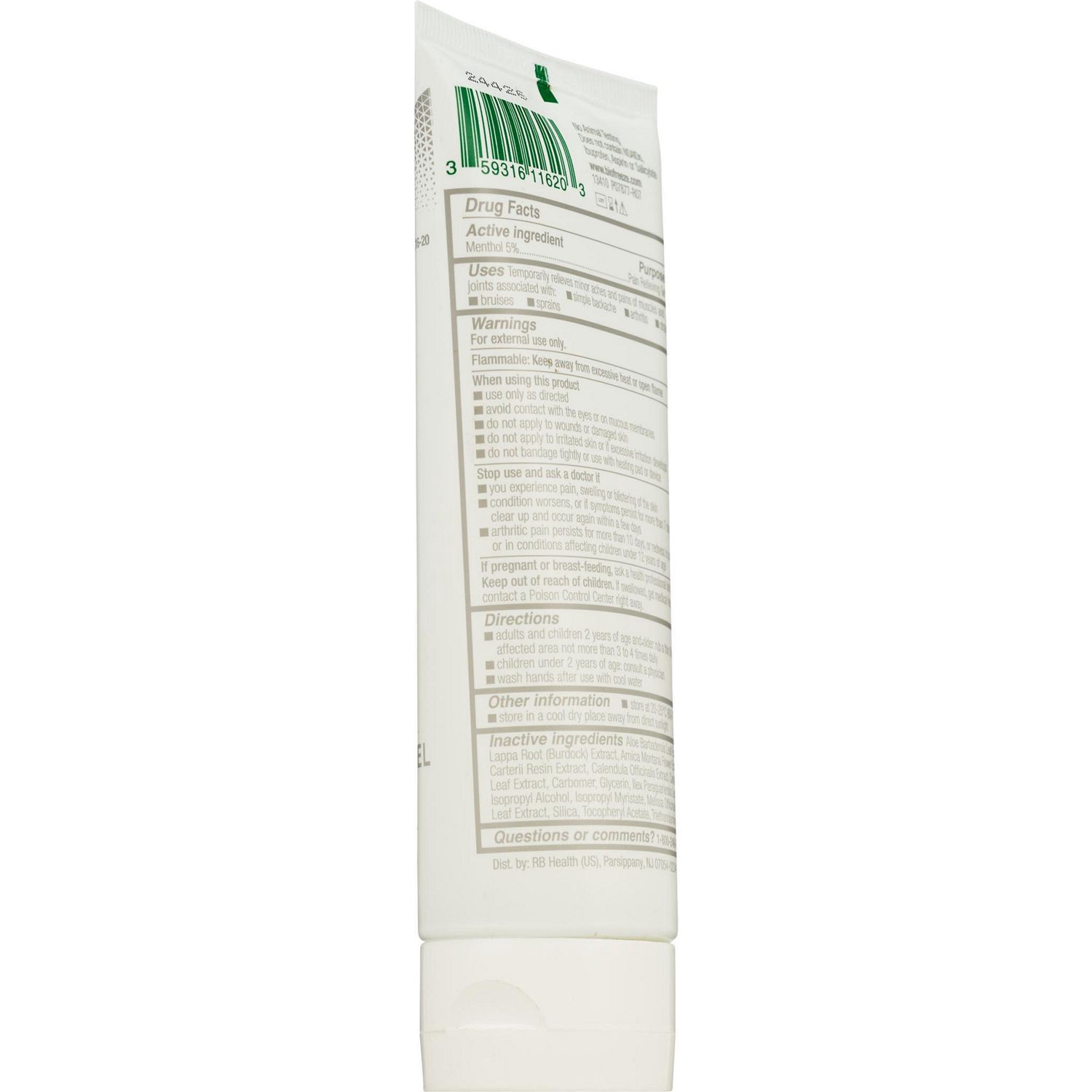 slide 3 of 3, Biofreeze Colorless Menthol-Pain Relieving Gel 4 fl oz, 1 ct