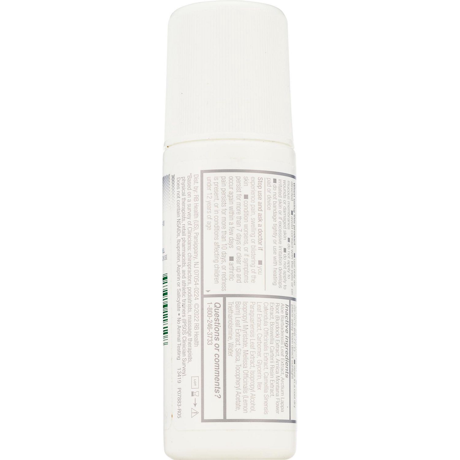 slide 3 of 5, Biofreeze Colorless Roll-On Pain Relieving Gel 3 fl oz, 3 fl oz