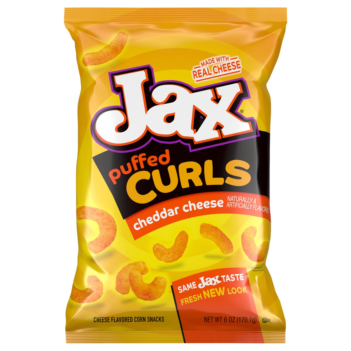 slide 2 of 2, JAX Bachman Jax Cheddar Cheese Puffed Curls 6 oz, 6 oz