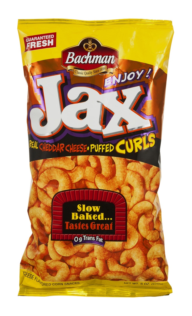 slide 1 of 1, JAX Cheese Curls, 6 oz
