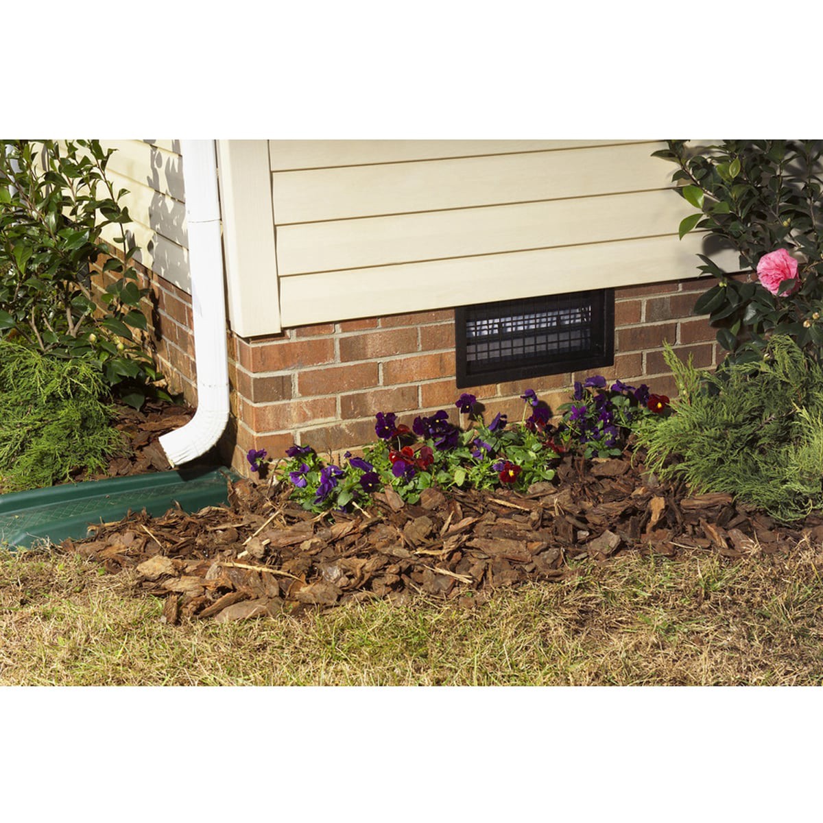 slide 3 of 6, Air Vent 17.5-in x 9.5-in Plastic Foundation Vent, 1 ct