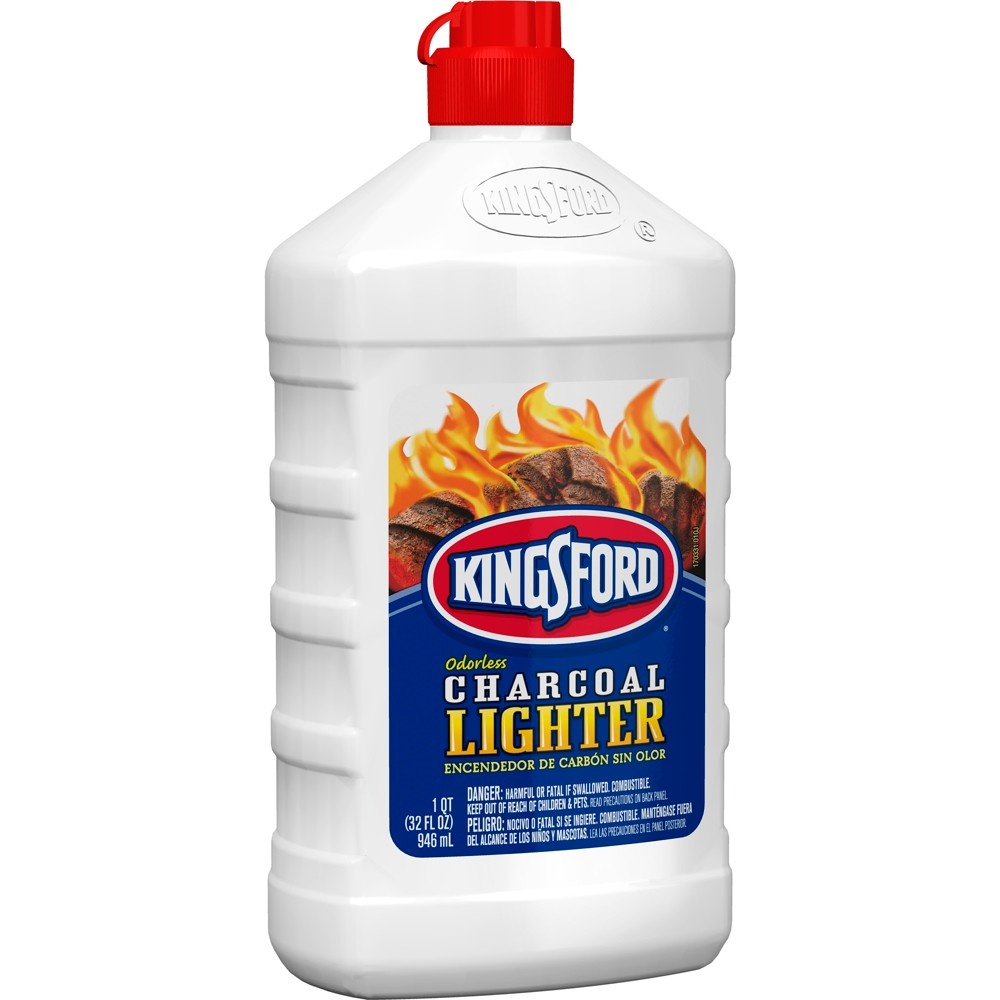 slide 4 of 5, Kingsford Odorless Charcoal Lighter Fluid, 1 qt