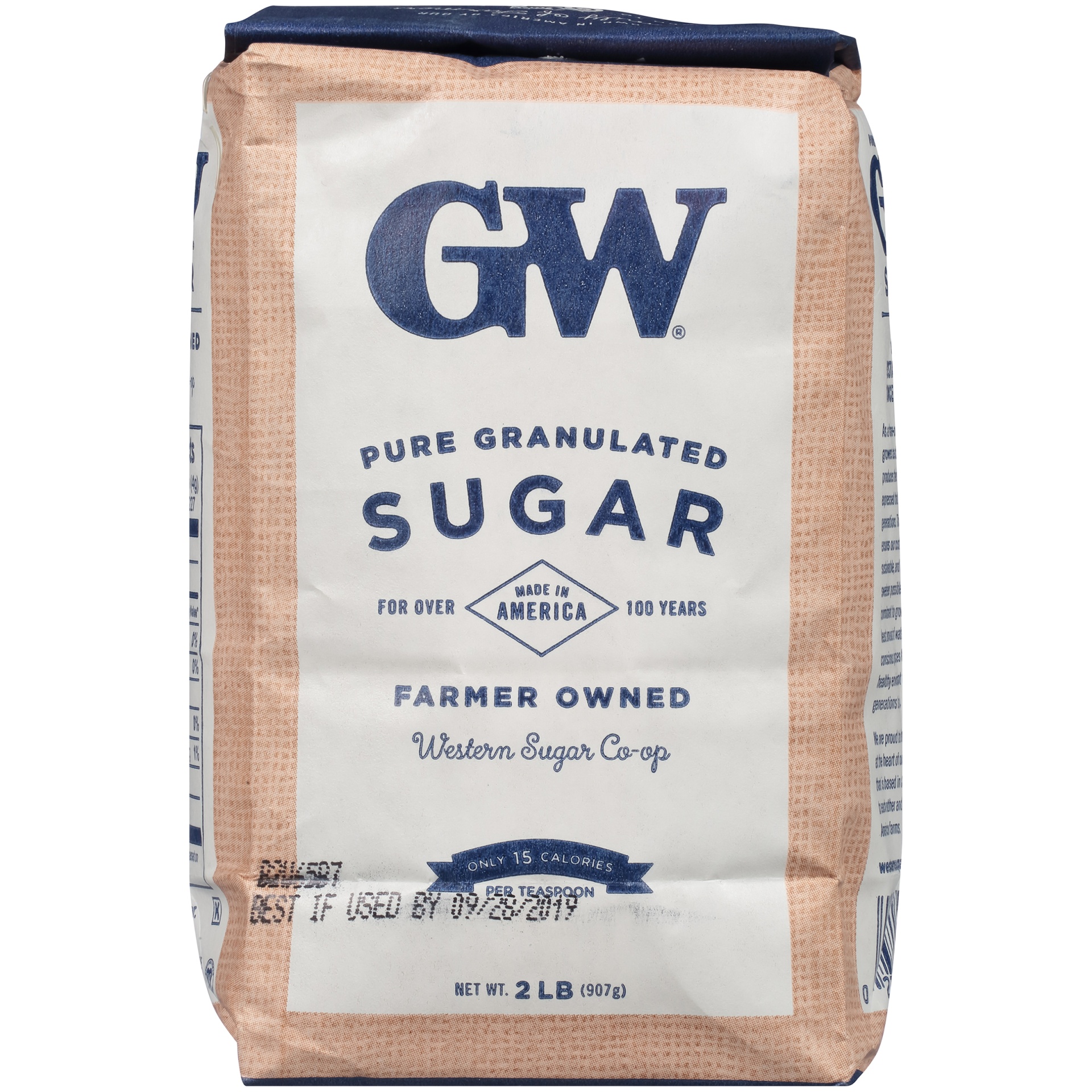 slide 6 of 8, GW Pure Granulated Sugar, 2 lb