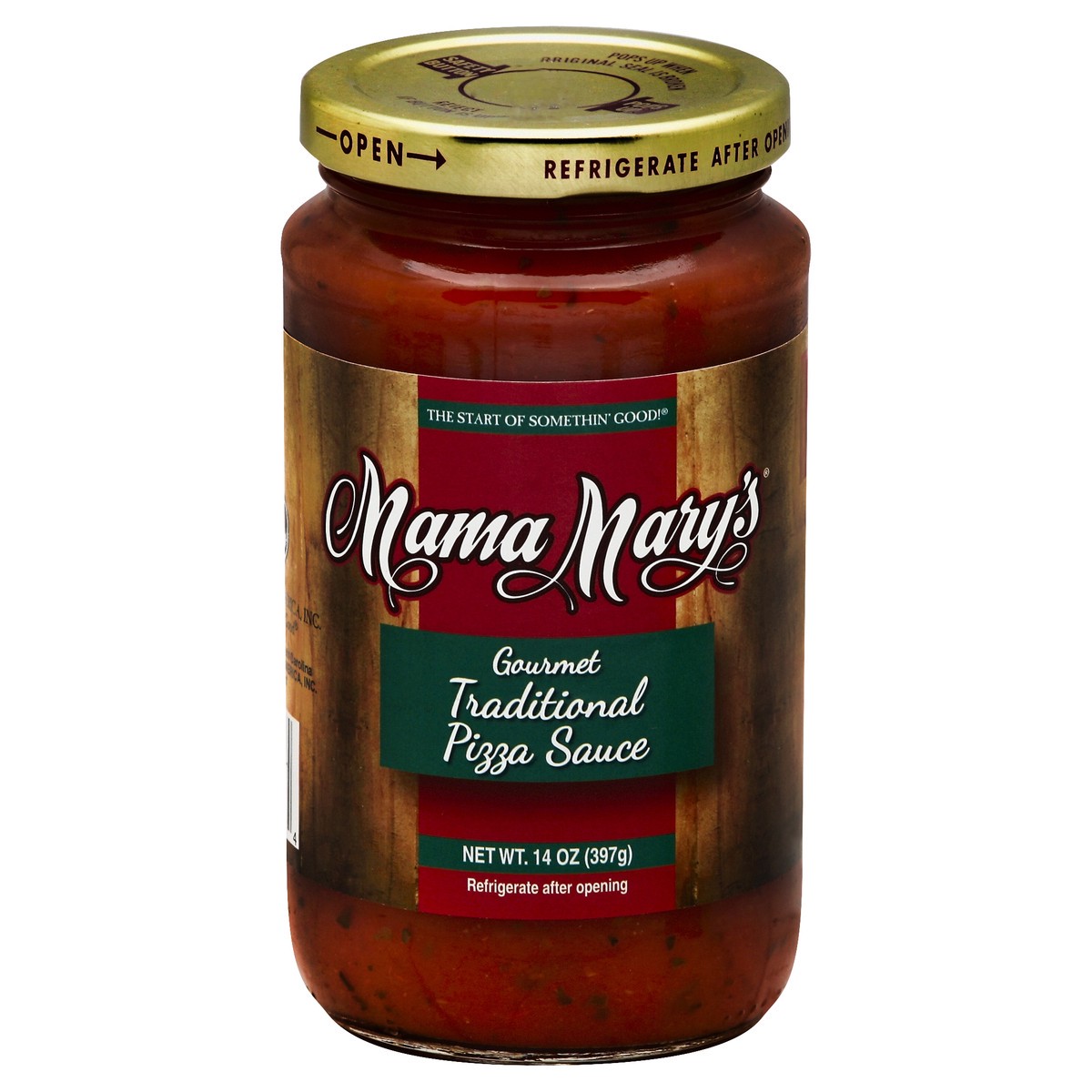 slide 2 of 2, Mama Mary's Pizza Sauce 14 oz, 14 oz