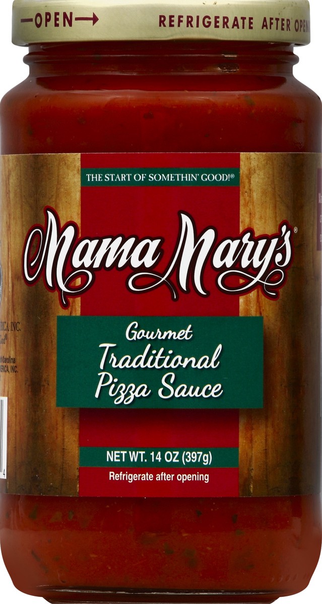 slide 1 of 2, Mama Mary's Pizza Sauce 14 oz, 14 oz