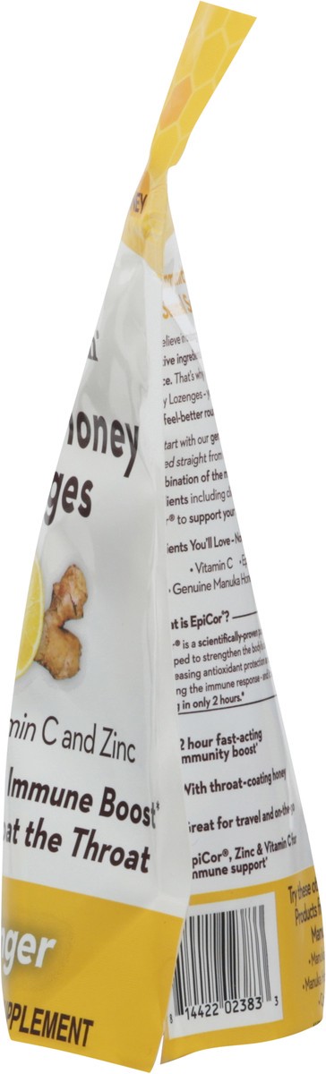 slide 8 of 9, Wedderspoon Lemon Ginger Lozenges, 2.6 oz