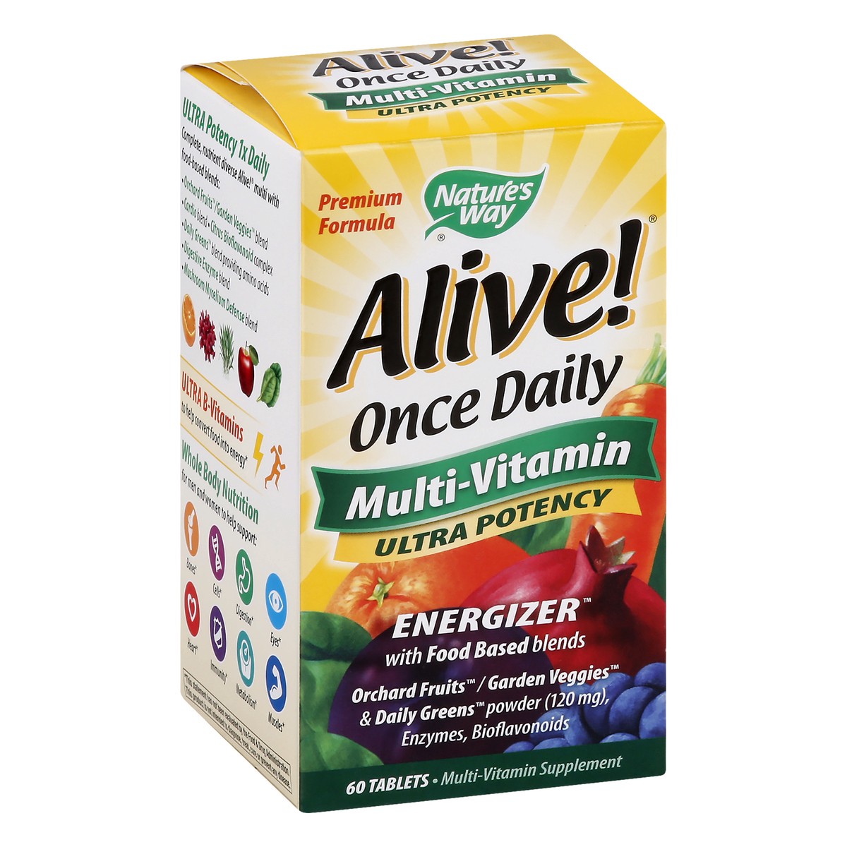 slide 8 of 9, Nature's Way Alive! Adult Ultra Multivitamin, 60 ct