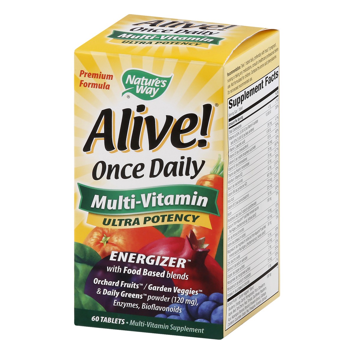 slide 2 of 9, Nature's Way Alive! Adult Ultra Multivitamin, 60 ct