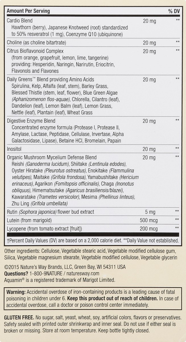 slide 5 of 9, Nature's Way Alive! Adult Ultra Multivitamin, 60 ct