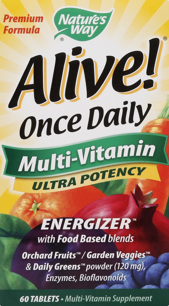 slide 9 of 9, Nature's Way Alive! Adult Ultra Multivitamin, 60 ct