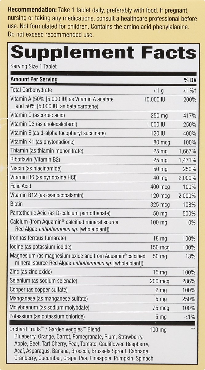 slide 6 of 9, Nature's Way Alive! Adult Ultra Multivitamin, 60 ct