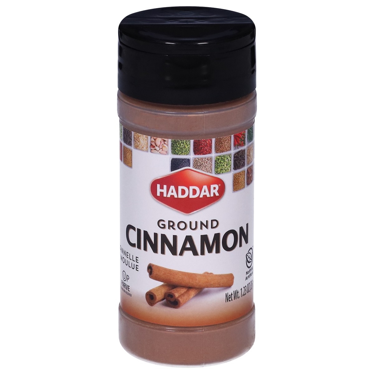 slide 1 of 9, Haddar Ground Cinnamon, 1.23 oz