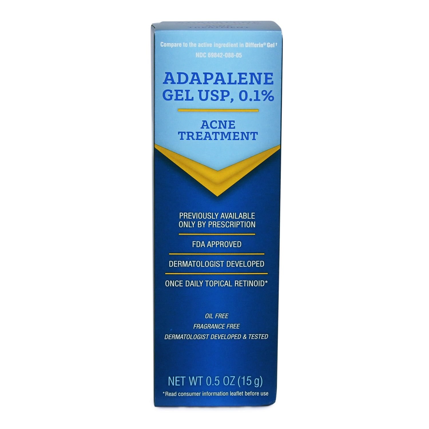 slide 4 of 5, Cvs Health Adapalene Gel Usp 0.1% Topical Acne Treatment, 1.6 Oz, 0.5 oz