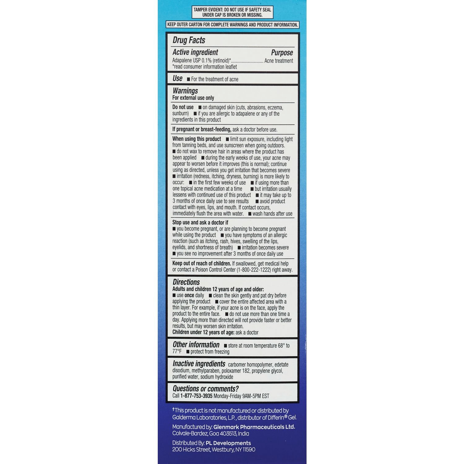 slide 3 of 5, Cvs Health Adapalene Gel Usp 0.1% Topical Acne Treatment, 1.6 Oz, 0.5 oz