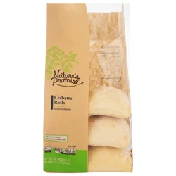 Nature's Promise Ciabatta Rolls - 4 ct