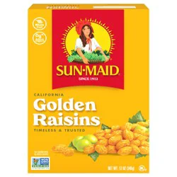 Sun-Maid California Golden Raisins 12oz Bag in a Box