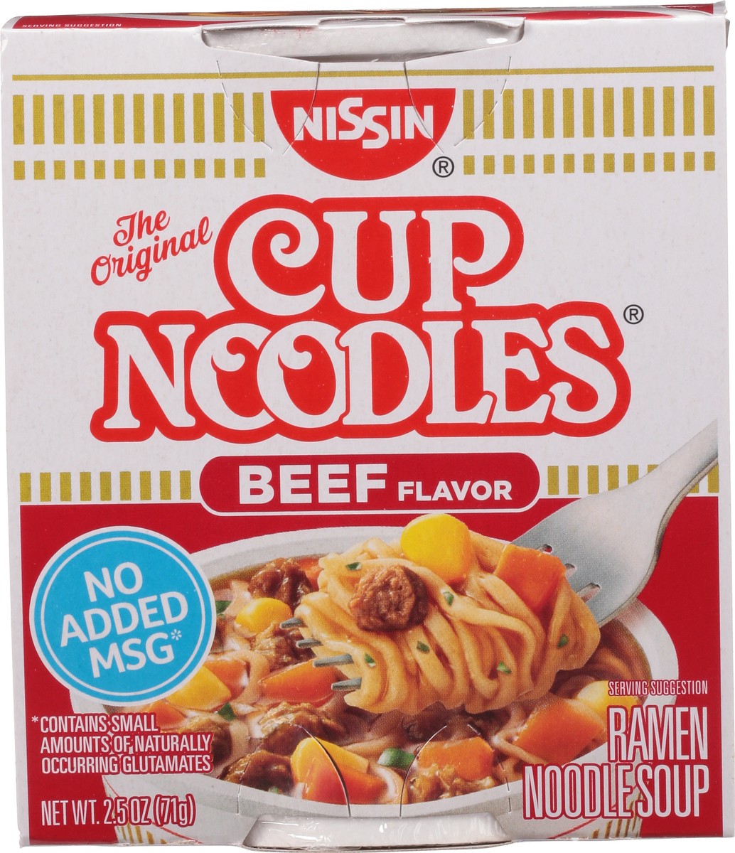 slide 14 of 14, Nissin Cup Noodles Ramen Beef Flavor Cup Noodles 2.5 oz, 2.5 oz