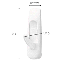 slide 5 of 29, Command Medium Hooks Mega Pack, White, 24 ct