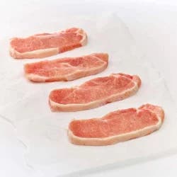Boneless Pork Top Loin Chops Thin Cut Value Pack (About 10 Chops Per Pack)
