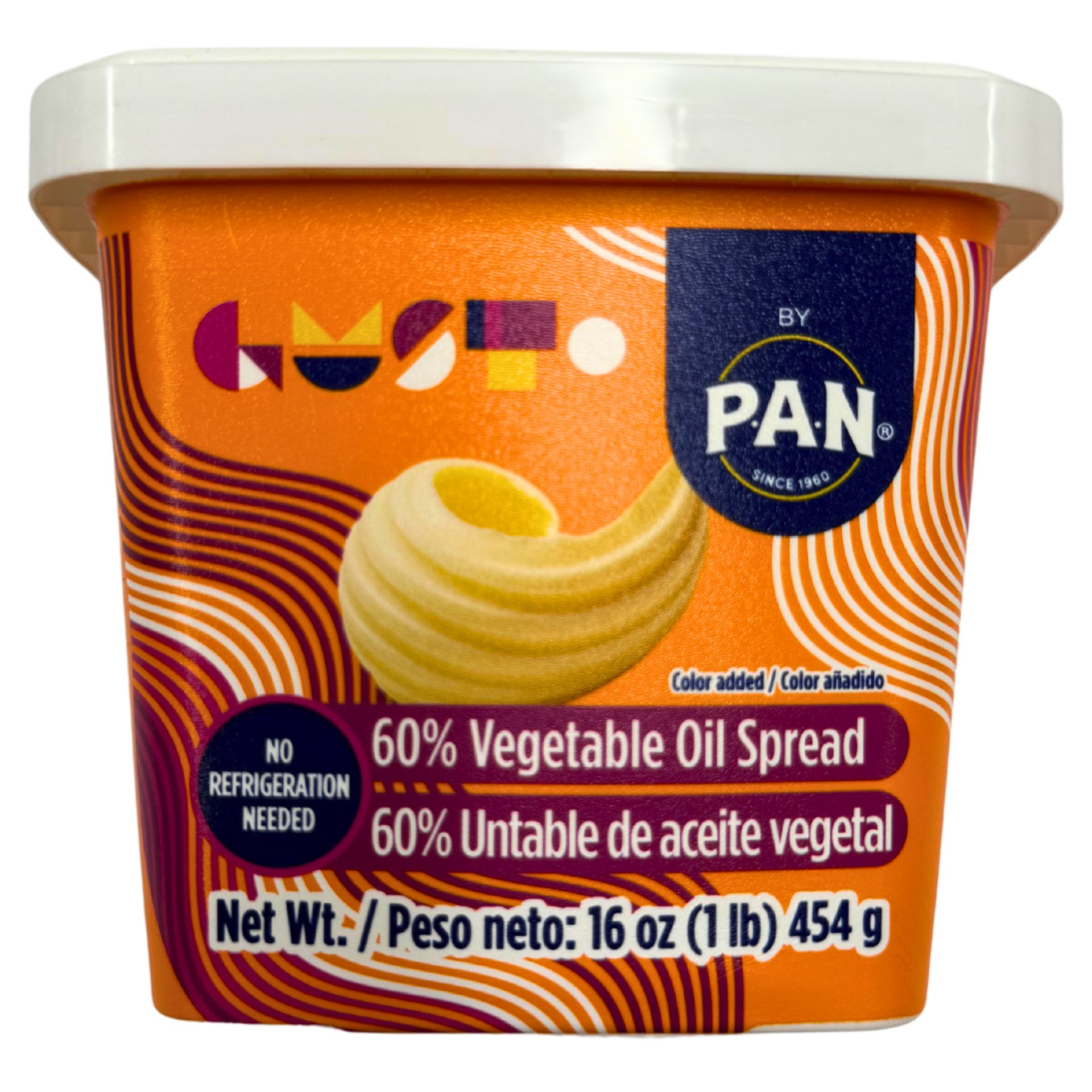 slide 1 of 1, P.A.N. Vegetable Oil Spread 16 oz, 1 ct