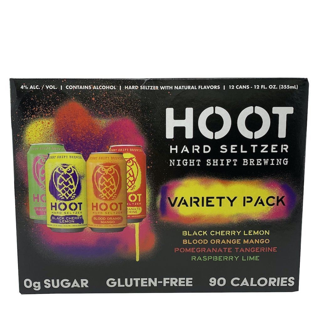 slide 1 of 1, Night Shift Brewing Night Shift Hoot Variety, 12 ct; 12 fl oz