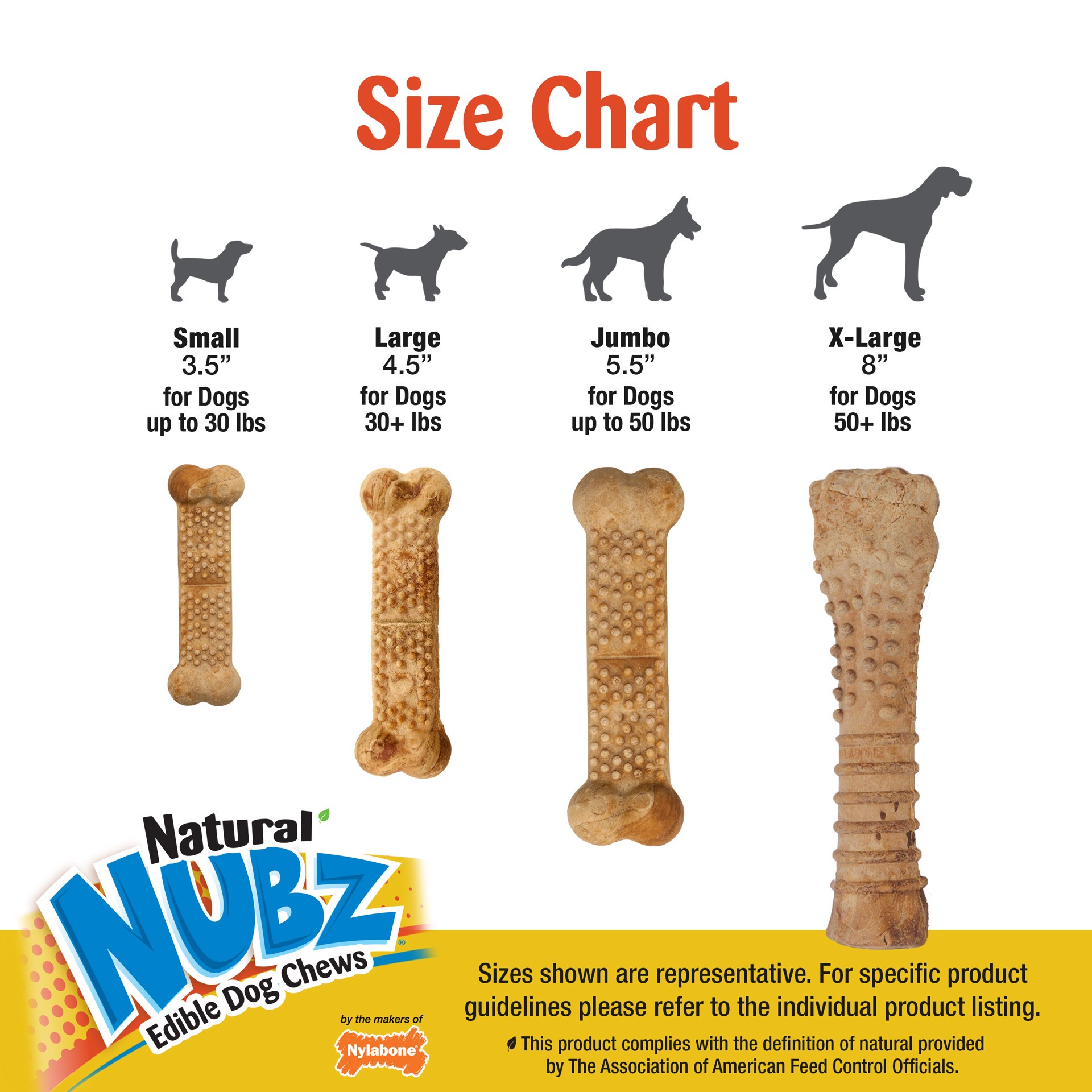 slide 3 of 9, Nylabone Nubz Wild Bison Small Dog Treats, 4 ct