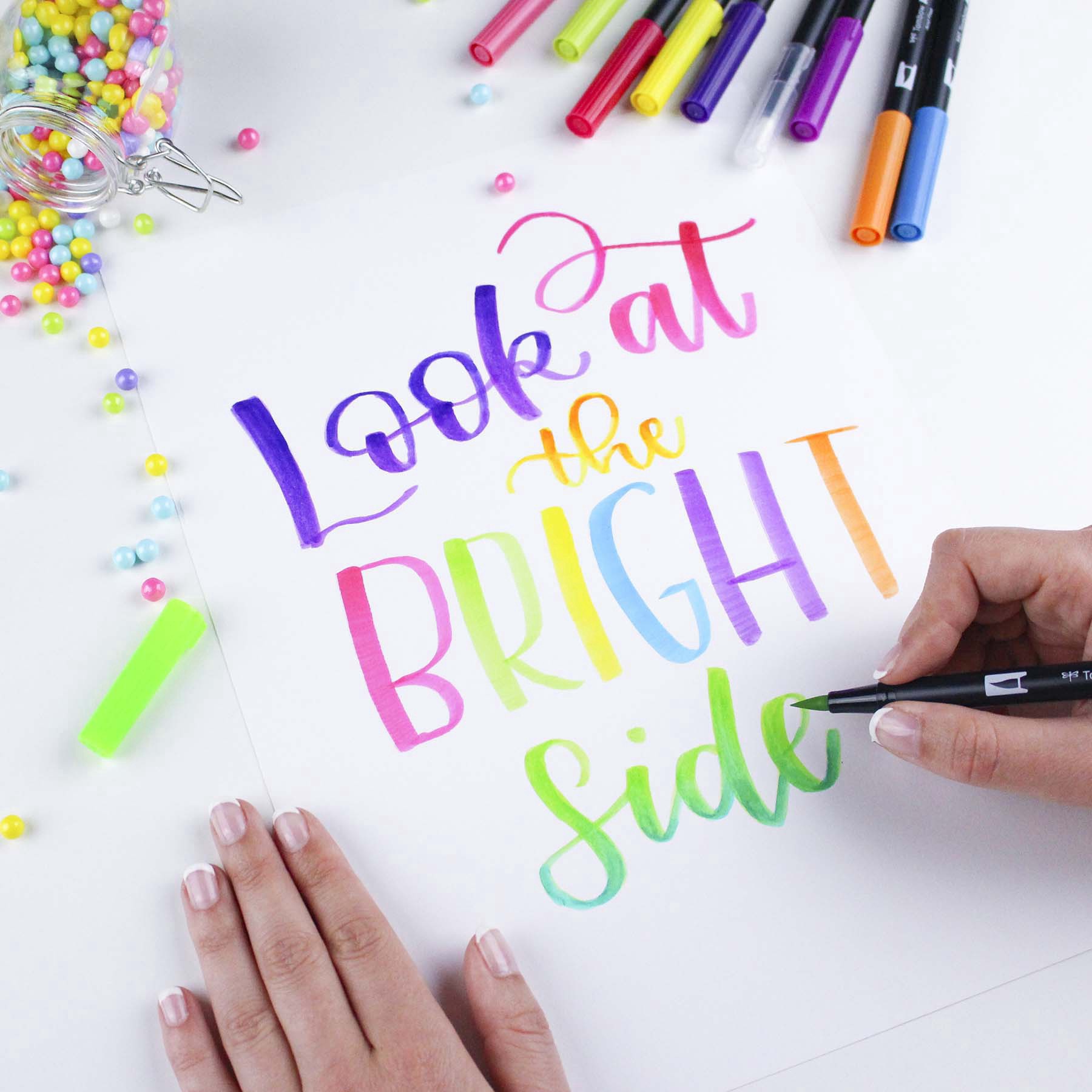 slide 8 of 9, Tombow Bright Dual Brush Pens, 1 ct