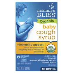 Mommy's Bliss Baby Organic Cough Syrup + Immunity Boost Day Time