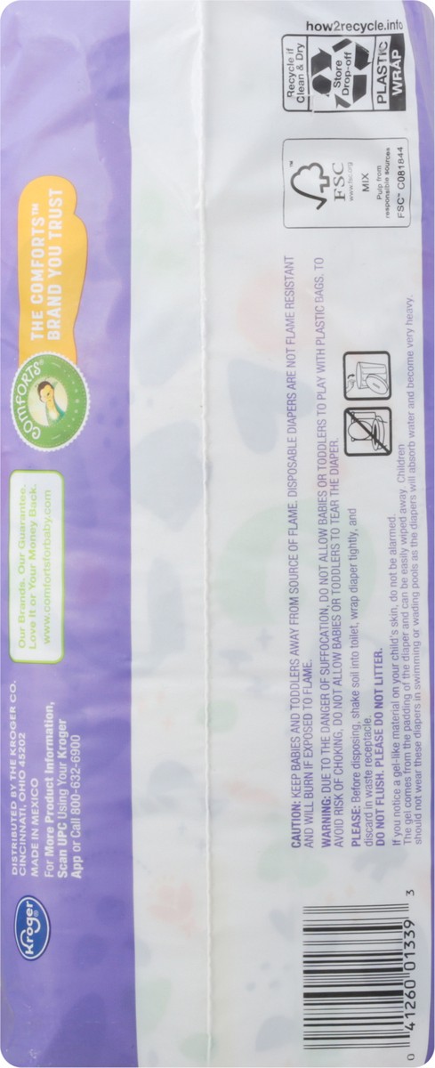 slide 10 of 12, Comforts Size 6 Day Or Night Baby Diapers, 21 ct