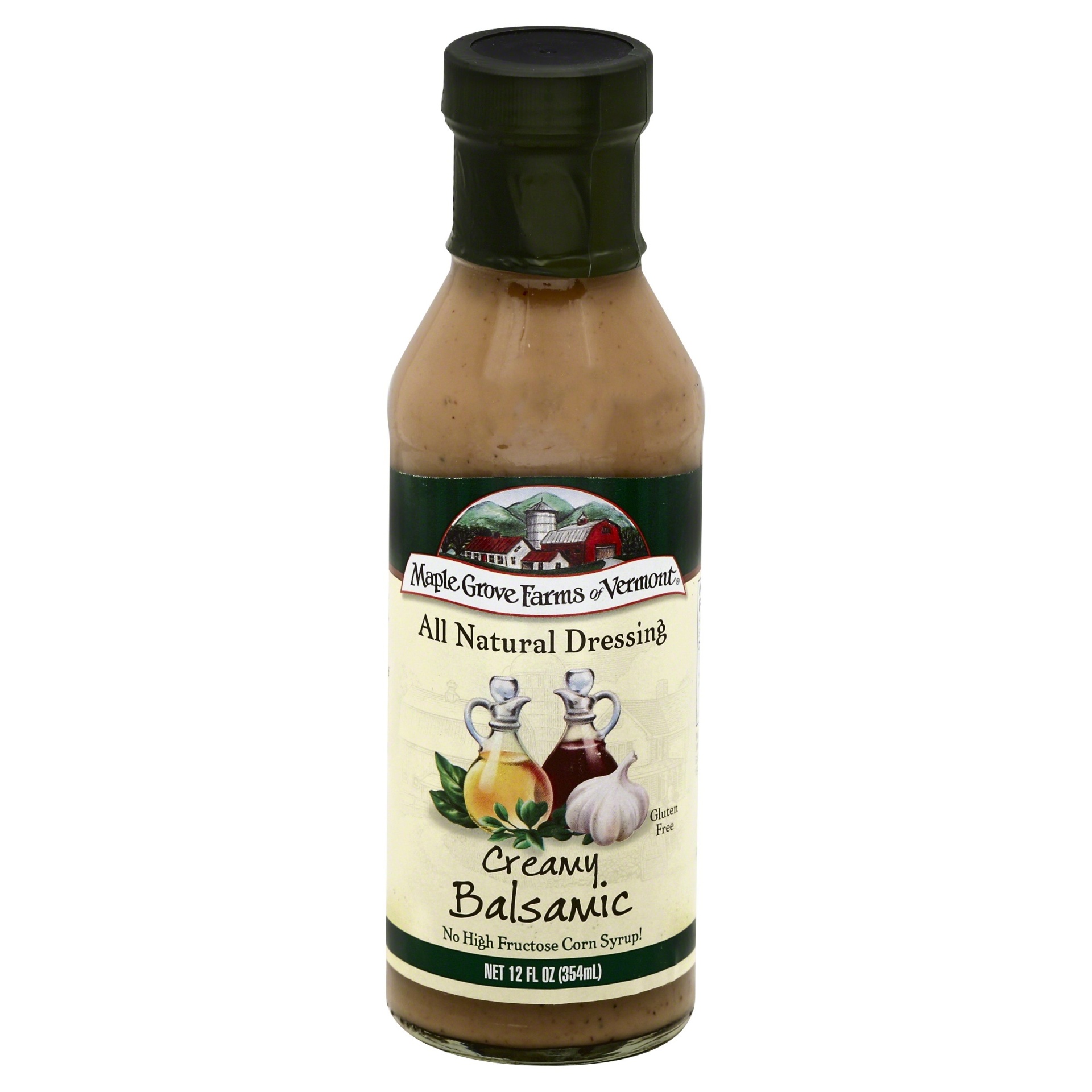 slide 1 of 1, Maple Grove Farms of Vermont Creamy Balsamic Dressing, 12 oz