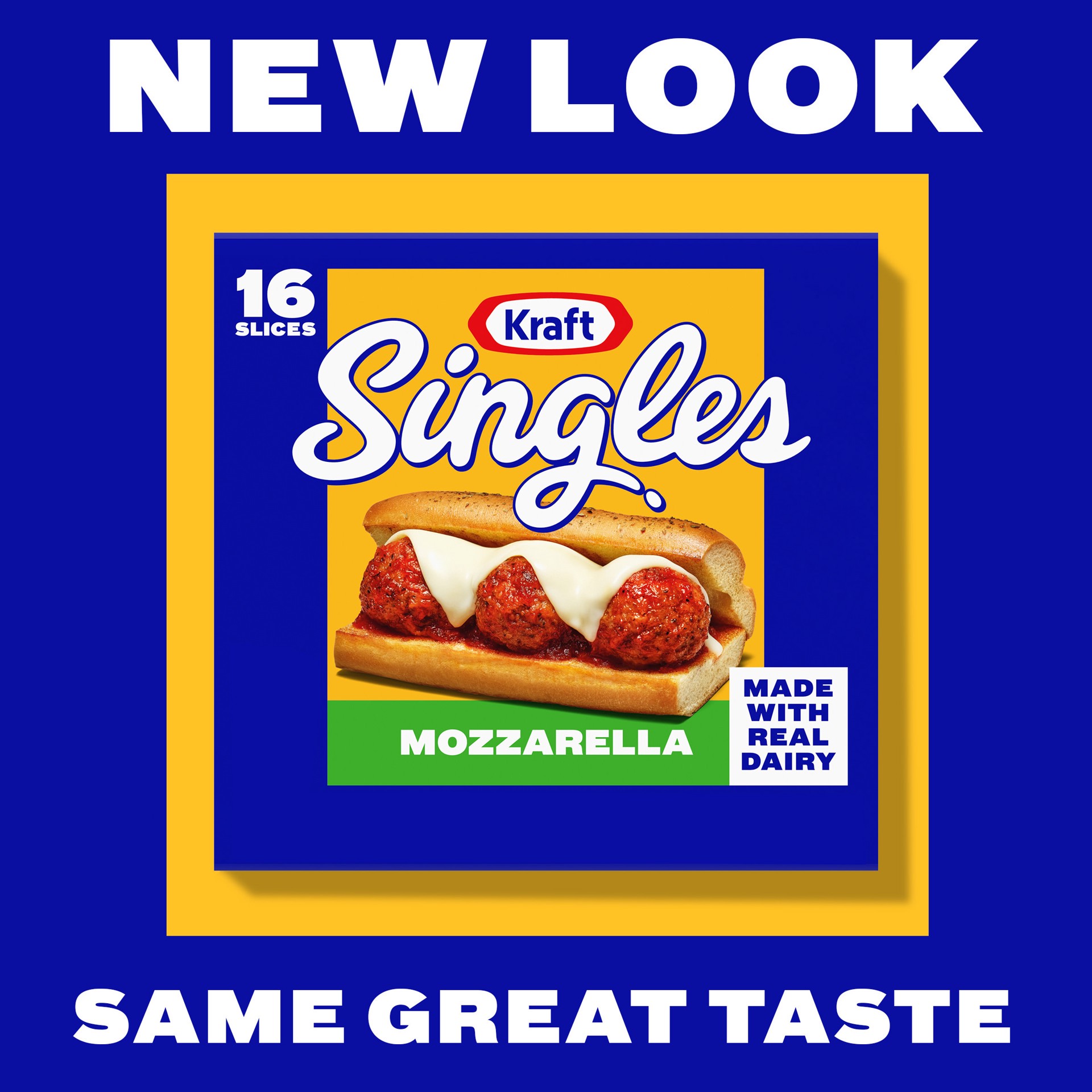 slide 2 of 5, Kraft Singles Mozzarella Slices, 16 ct Pack, 16 ct