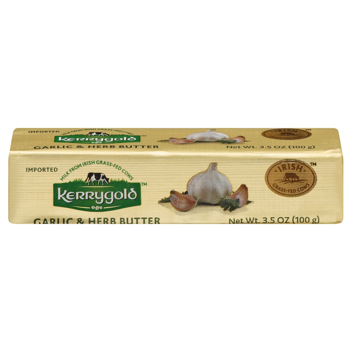 slide 1 of 4, Kerrygold Imported Garlic Herb Butter, 3.5 oz