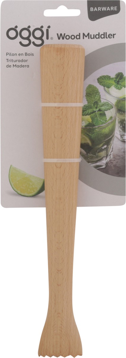 slide 4 of 11, Oggi Barware Wood Muddler 1 ea, 1 ct