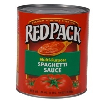 slide 1 of 1, Redpack Spaghetti Sauce, 105 oz 