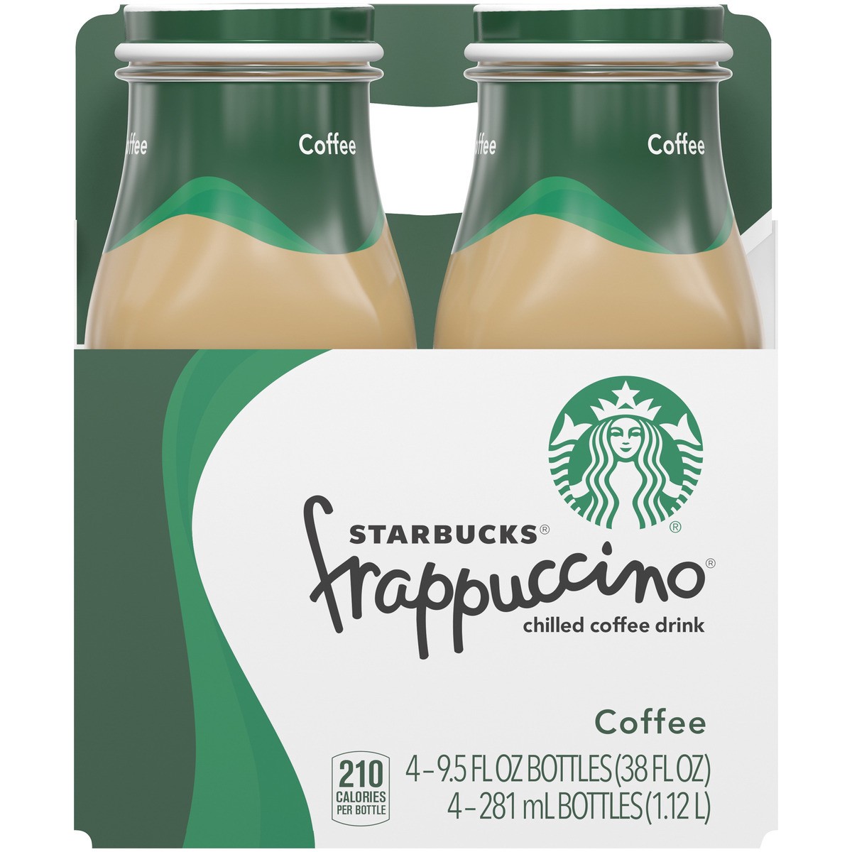 slide 6 of 9, Starbucks Frappuccino Chilled Coffee Drink Coffee 9.5 Fl Oz 4 Count Bottle, 38 oz