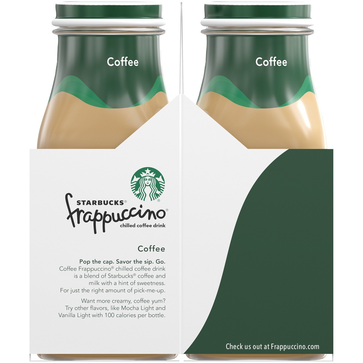 slide 7 of 9, Starbucks Frappuccino Chilled Coffee Drink Coffee 9.5 Fl Oz 4 Count Bottle, 38 oz