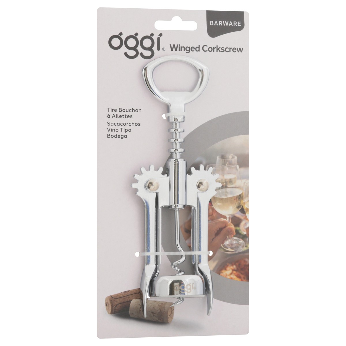 slide 4 of 11, Oggi Barware Winged Corkscrew 1 ea, 1 ct
